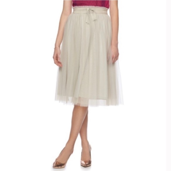 COPY - Lauren Conrad tulle midi skirt - Picture 1 of 5